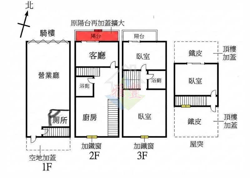 勤益科大三蕃街收租透店+平車