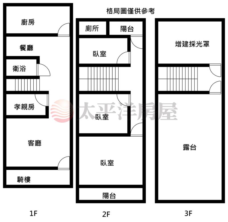 梧棲邊間大地坪透天房屋室內格局與周邊環境