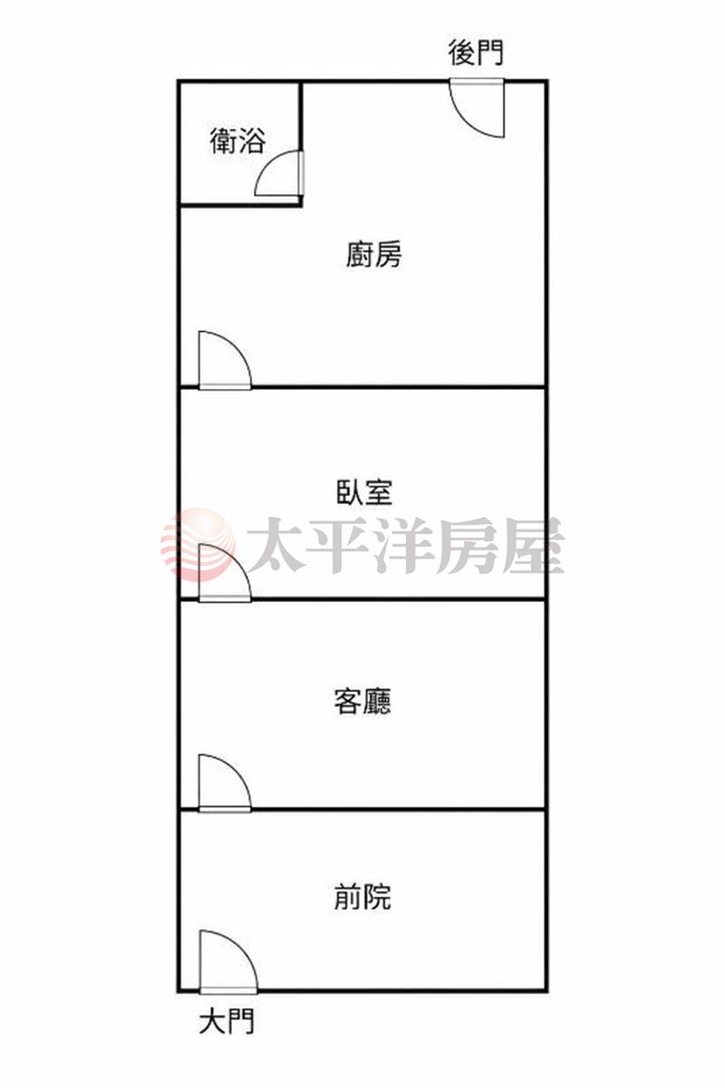 大雅月祥路20坪美平房房屋室內格局與周邊環境