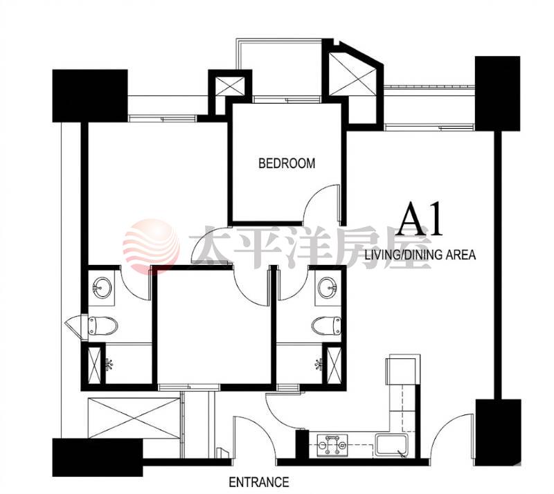 沙鹿西站全新視野三房平車房屋室內格局與周邊環境