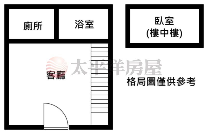 沙鹿低總價樓中樓投資套房房屋室內格局與周邊環境