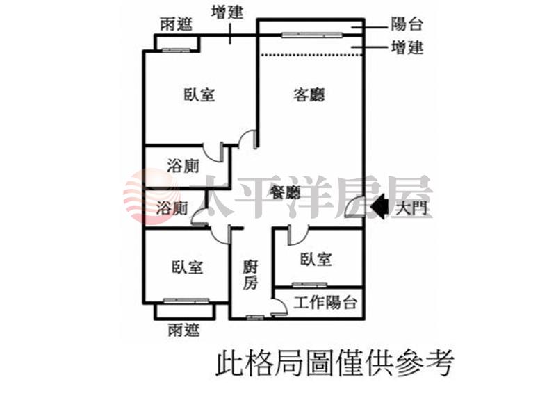 西屯中科綠海視野三房平車房屋室內格局與周邊環境