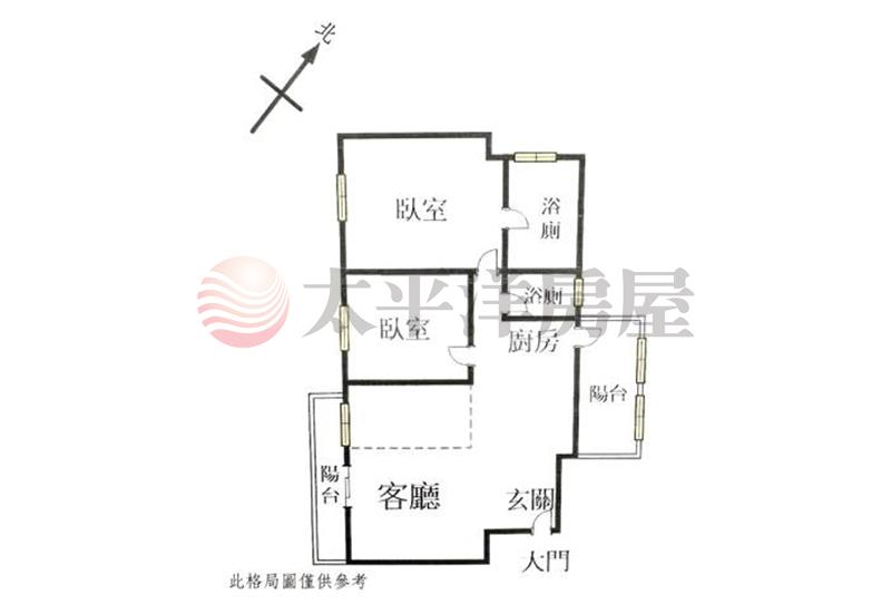 寶輝國際朝南視野雙平車房屋室內格局與周邊環境
