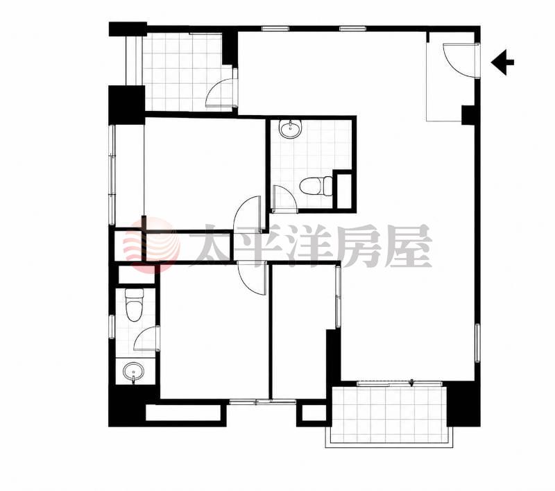 沙鹿Alfa Safe耐震大兩房兩衛平車房屋室內格局與周邊環境