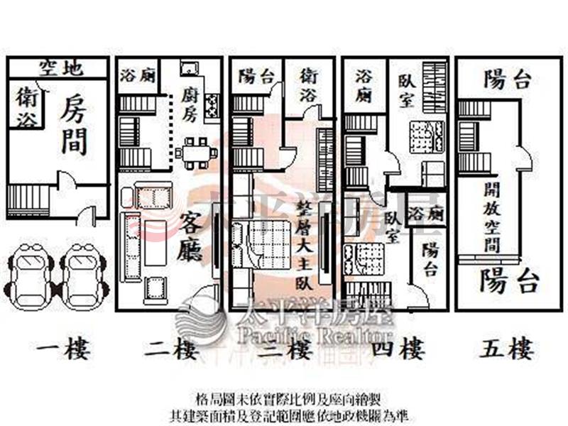 六米面寬百萬精裝雙車美墅房屋室內格局與周邊環境