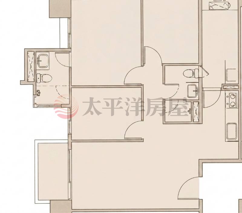 櫻花市鎮之櫻全新三房平車房屋室內格局與周邊環境