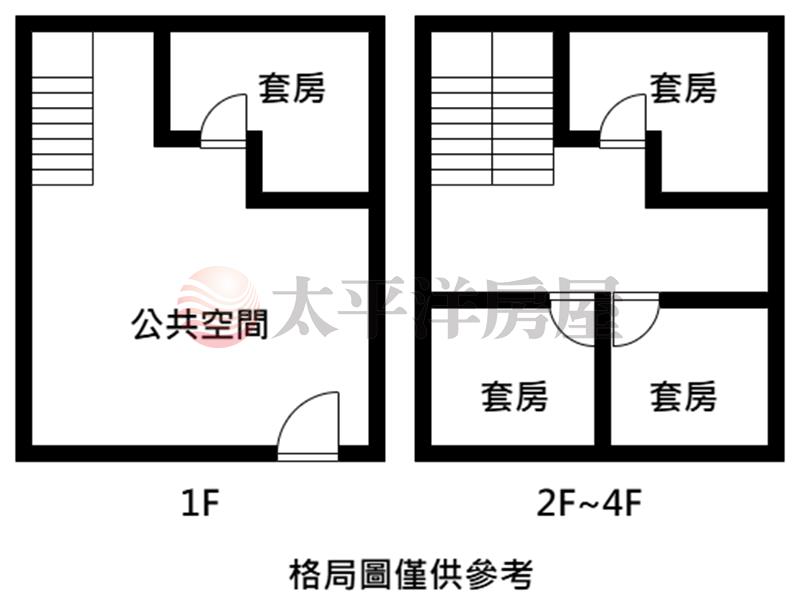 全聯旁臨路十套透天房屋室內格局與周邊環境