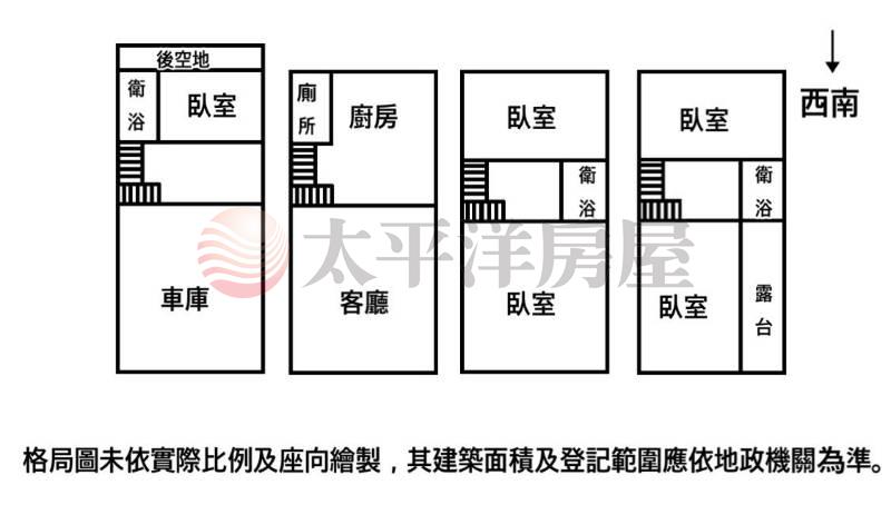 清水輕屋齡別墅房屋室內格局與周邊環境
