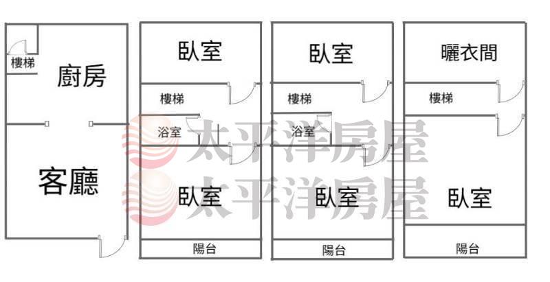 沙鹿全新整理傳統前院透天房屋室內格局與周邊環境