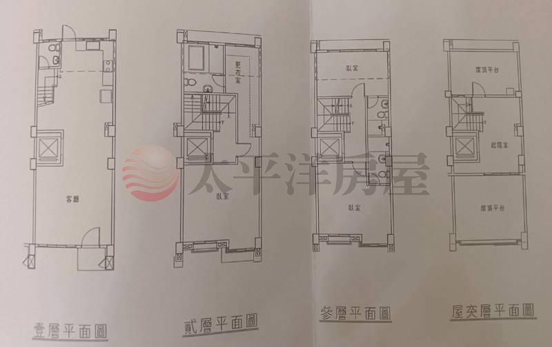 沙鹿清水模北歐風輕裝潢電梯別墅房屋室內格局與周邊環境