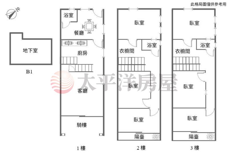 中山路商圈/臨路店住/邊間大透天房屋室內格局與周邊環境