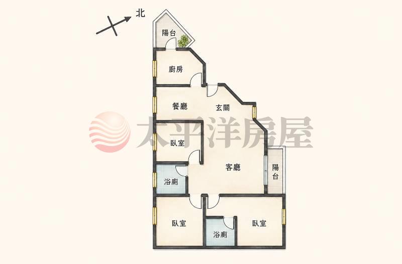 中科旁超大三房平車房屋室內格局與周邊環境