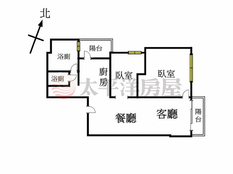 沙鹿家樂福次頂樓視野二房車位房屋室內格局與周邊環境