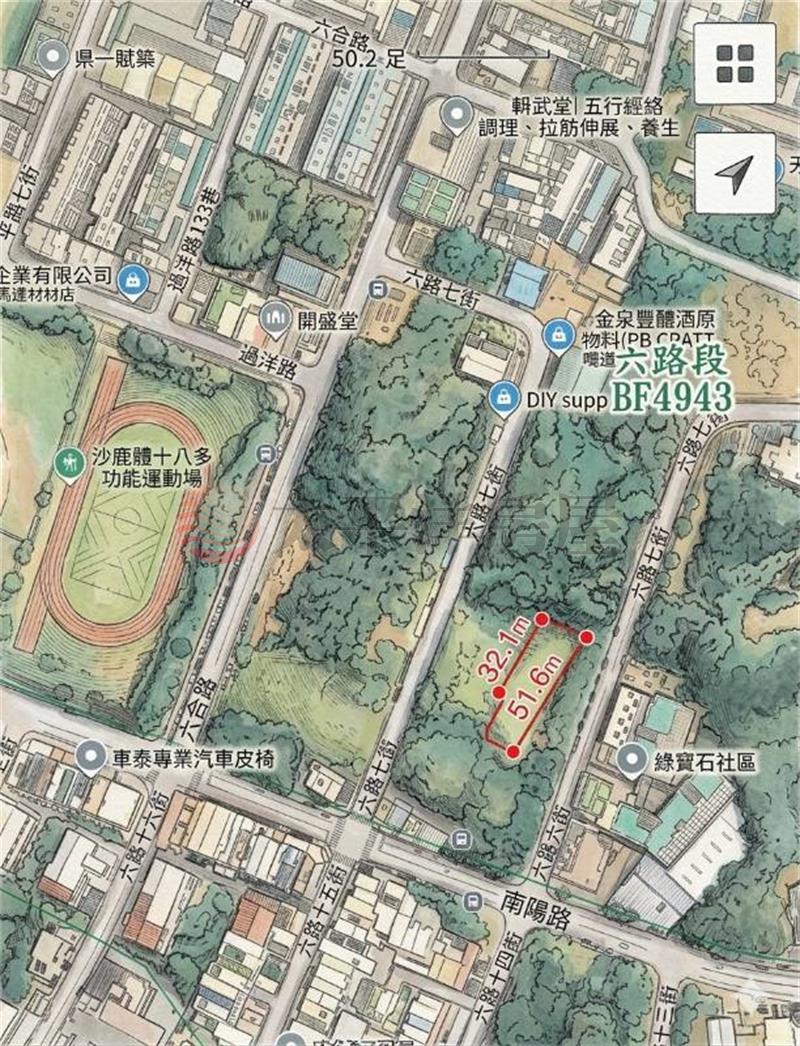 近北勢國小持分建地房屋室內格局與周邊環境