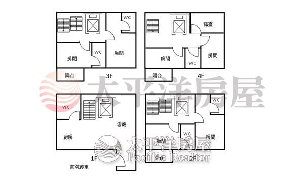 臨路9米5面寬雙車電梯別墅房屋室內格局與周邊環境
